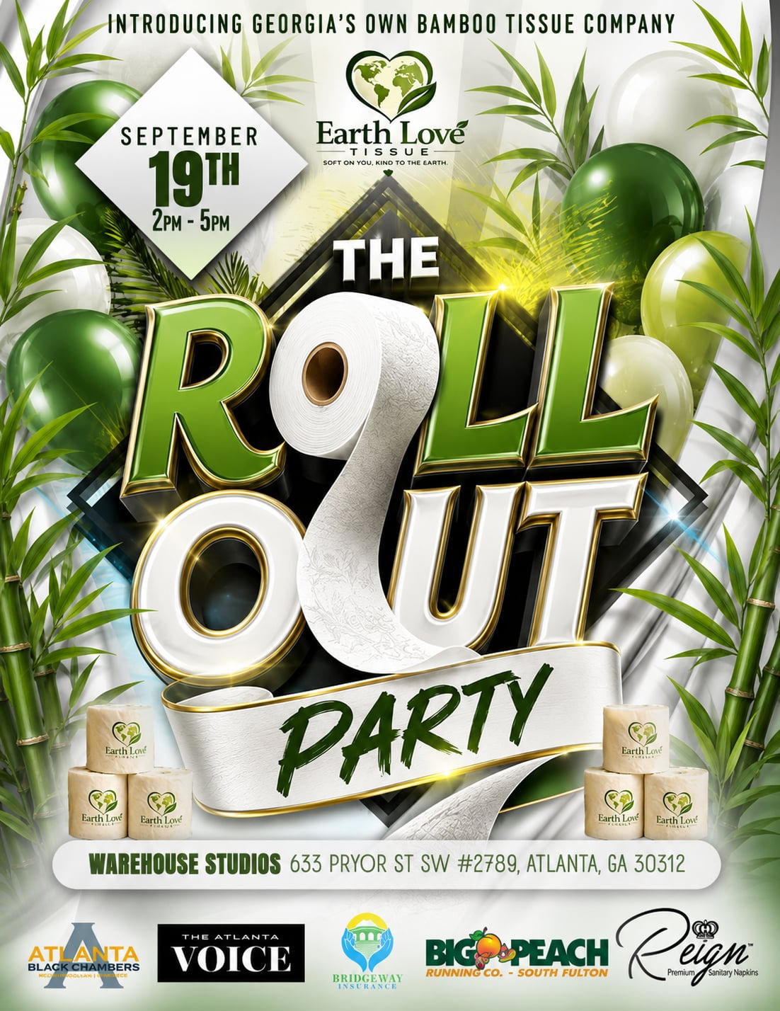 The Rollout Party flyer